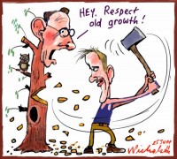 2011-06-25 Nick McKim disagrees Bob Brown on logging 500