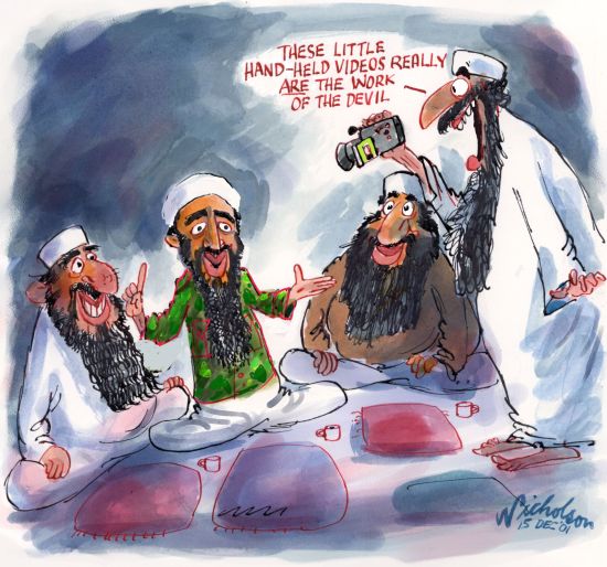bin laden cartoon. Osama Bin Laden cartoon 1.