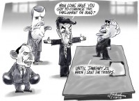 Convince Parliament on troops for Iraq 1