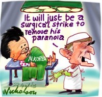 Surgical strike on n Korea.5