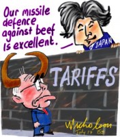 Japan tariffs agaisnt beef .7