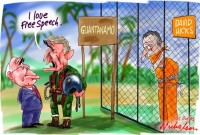 I love Free Speech Bush Hicks Guantanamo 550wb