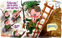 Latham over top security Inquirer illo 450283