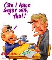 Howard wants sugar with FTA 200226