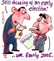 Poll dampens early election move 200226