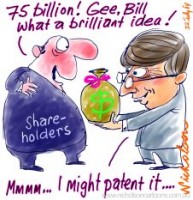 Bill Gates to shareholders 75 billion 226233