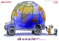 Oil prices up Guzzler big version 450315