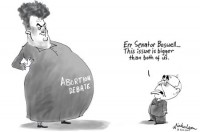 Boswell pushes abortion debate 450