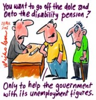 disability pension 7dole statistics 226