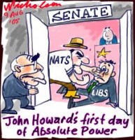 Howard new senate absolute power 226