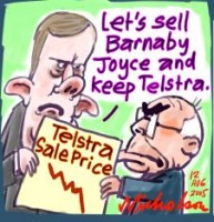 Barnaby Joyce Telstra sell 226