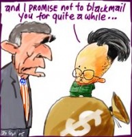 Kim Jong Il Bush blackmail 226