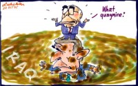 Iraq quagmire Howard Bush 450