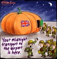 British midnight pullout from Basra Iraq 226