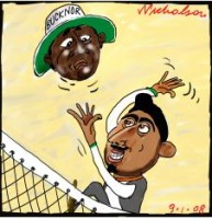 Harbhajan Lingh volleyball Steve Bucknor 226