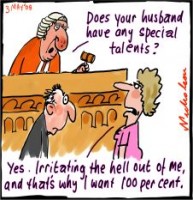 Judge on talents dvorce payouts 226