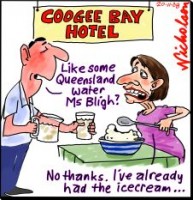 Bligh doubts on reccyled water 226233