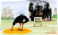 Sikh temple torched Melbourne 600