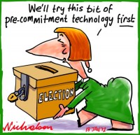 2012-01-18 Precommitment techology election Julia 500