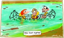 2012-06-29 Parliament frozen on asylum vote as new barbed wire boat sighted 