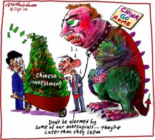 2012-09-08 Barnaby Joyce Tony Abbott China investment equity Cubbie Station Business