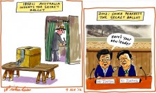 Xi Jingping China new leadership announced secret ballot cartoon 2012-11-09