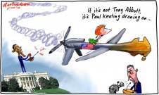  Paul Keating Keith Murdoch lecture attacks US influence drone cartoon 2012-11-15