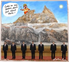  New China leadership Xi Jingping governs Australia mining boom cartoon 2012-11-17