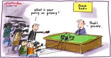  2DayFM radio station DJ prank on pregnant Middleton Edward VII hospital Ryhs Holleran nurse Saldanha death media cartoon 2012-12-10