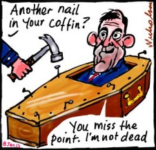 Peter Slipper charged on cab dockets cartoon 2013-01-08