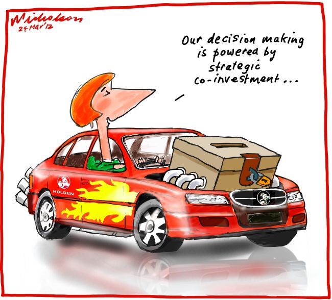 Huge handout to GM Holden Gillard 