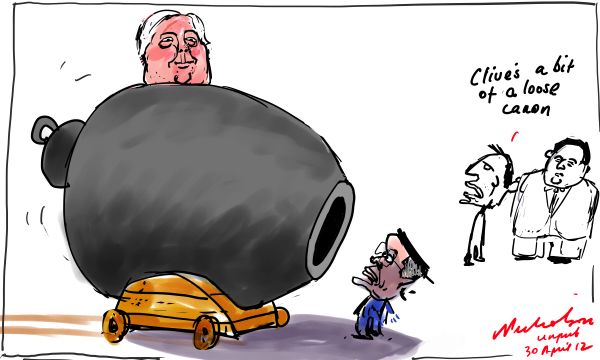 2012-04-30 Clive Palmer loose canon unpub 