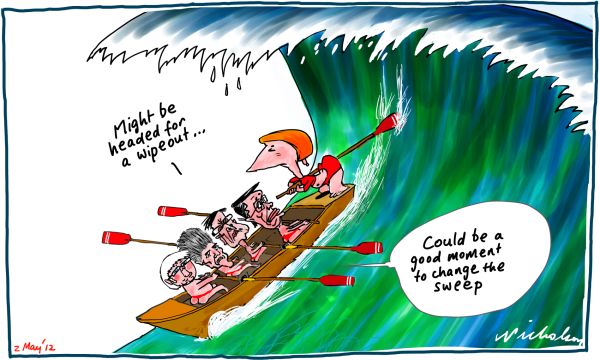 2012-05-02 Labor headed for wipeout sweep 