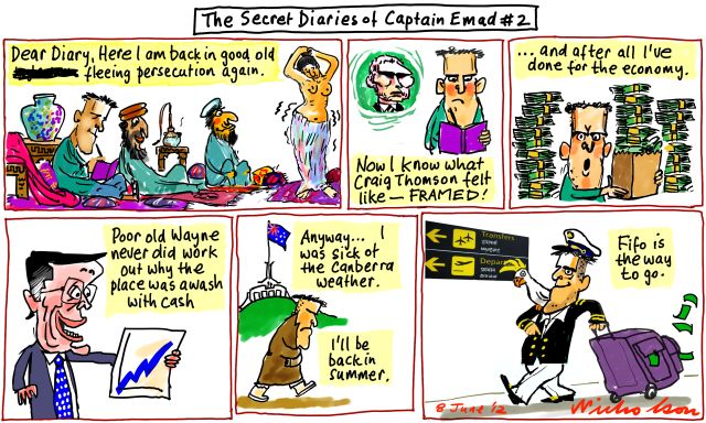 2012-06-08 Secret Diaries of Captain Emad no 2 Exile