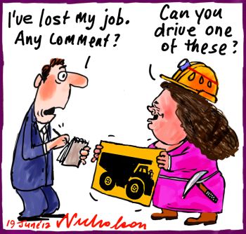 2012-06-19 Fairfax mass sackings Rinehart wants  workers to drive trucks 
