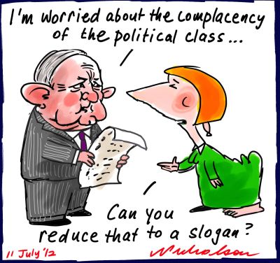 2012-07-11 Don Argus dumps on sloganeering 24hr media cycle complacency