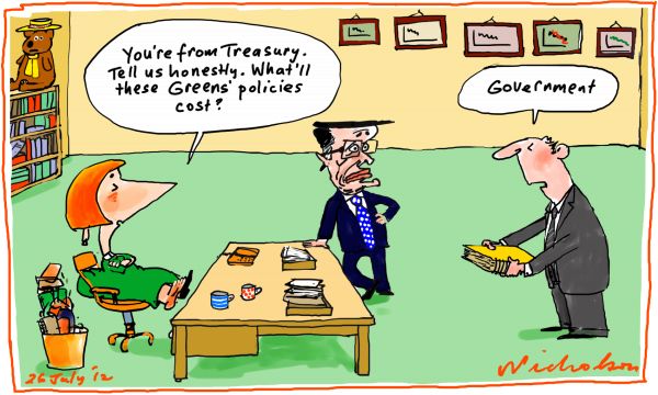 2012-07-26 Treasury costings of Greens policies nor released under FOI