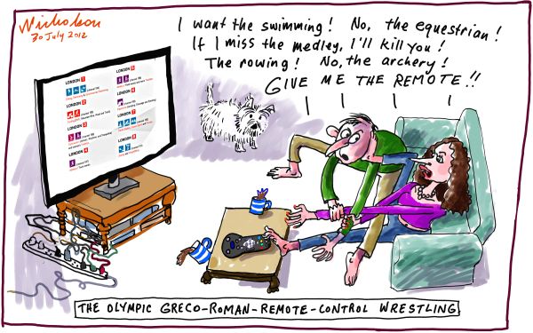 2012-07-30 Olympics struggle over what to what to watch Gredo-Roman wrestling Media