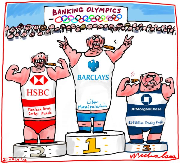2012-07 Banking Olympics Barclays HSBC JPM Chase stuff-ups Business