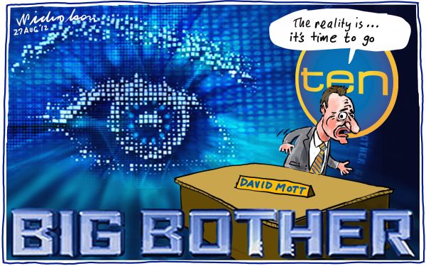 2012-08-27 Channel 10 abysmal rating David Mott quits Big Brother Media