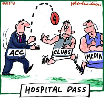 ACC hands clubs problem on drugs cartoon 2013-02-13
