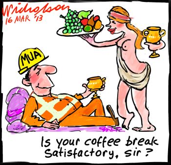 MUA outrageous offshore union claim mining cartoon 2013-03-16