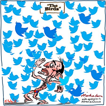 Twitter study show left wing bias in users bedevils Liberals cartoon 2013-07-15