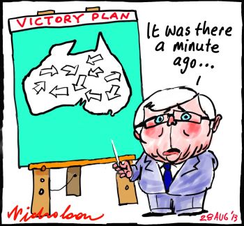 Labor wipe-out forecast for Tasmania 2013-08-28