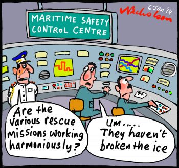  Chris Turney Antarctic tourist ship stuck in ice harmony cartoon 2014-01-06