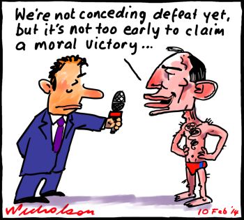 Griffiths byelection moral victory cartoon 2014-02-10