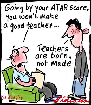 Prospective teachers poor results cartoon 2014-06-23 