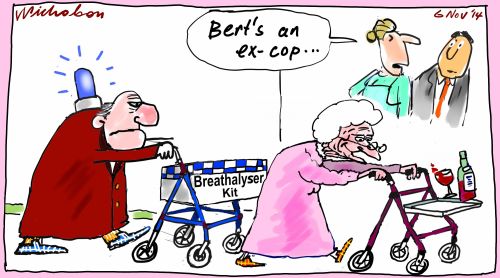 Japara sells alchohol old peoples' homes Margin Call cartoon 2014-11-06