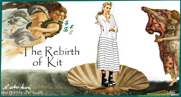 Rebirth of Kit Willow as KITX Margin Call Australian cartoon 2015-08-07 