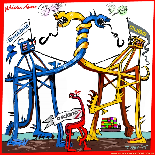 Brookfield QUBE fight to death Asciano 2015-11-07